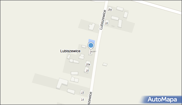 Lubiszewice, Lubiszewice, 17, mapa Lubiszewice