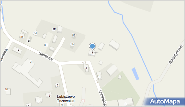 Lubiszewo Tczewskie, Lubińskiego, ks., 2, mapa Lubiszewo Tczewskie