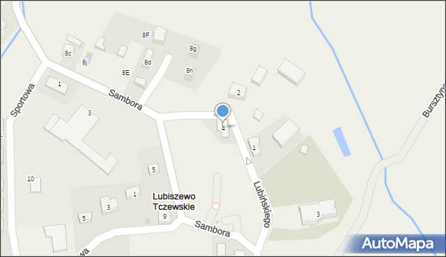 Lubiszewo Tczewskie, Lubińskiego, ks., 4, mapa Lubiszewo Tczewskie