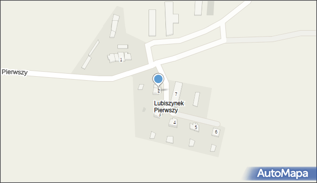 Lubiszynek Pierwszy, Lubiszynek Pierwszy, 2, mapa Lubiszynek Pierwszy