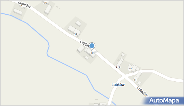 Lubków, Lubków, 38, mapa Lubków