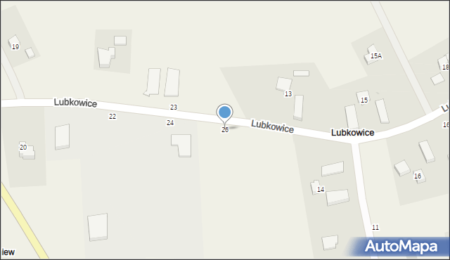 Lubkowice, Lubkowice, 26, mapa Lubkowice