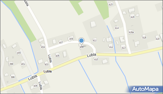 Lubla, Lubla, 408, mapa Lubla