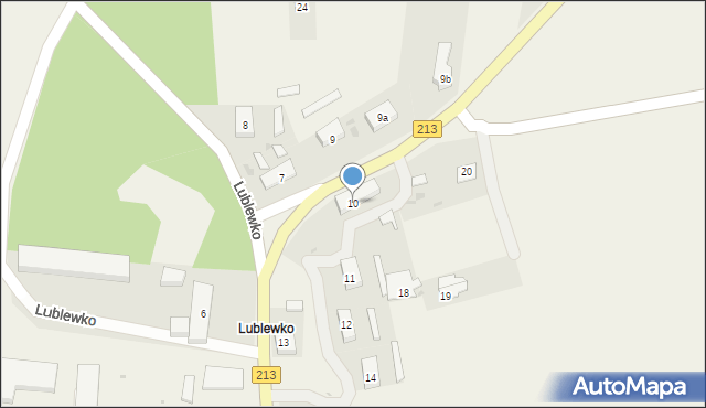 Lublewko, Lublewko, 10, mapa Lublewko