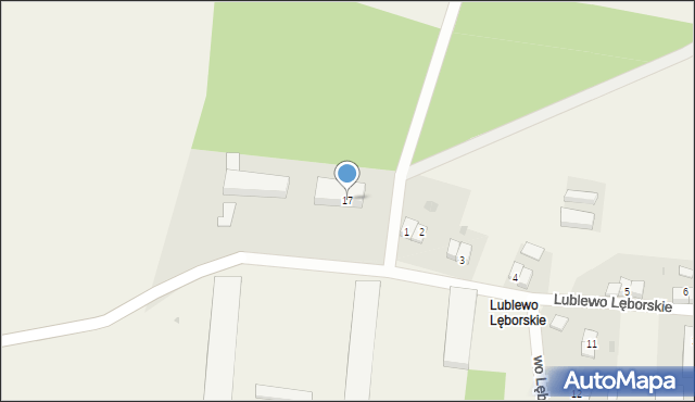 Lublewo Lęborskie, Lublewo Lęborskie, 17, mapa Lublewo Lęborskie