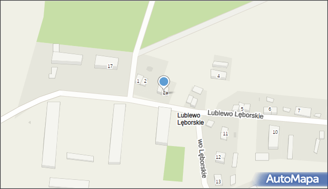 Lublewo Lęborskie, Lublewo Lęborskie, 3, mapa Lublewo Lęborskie