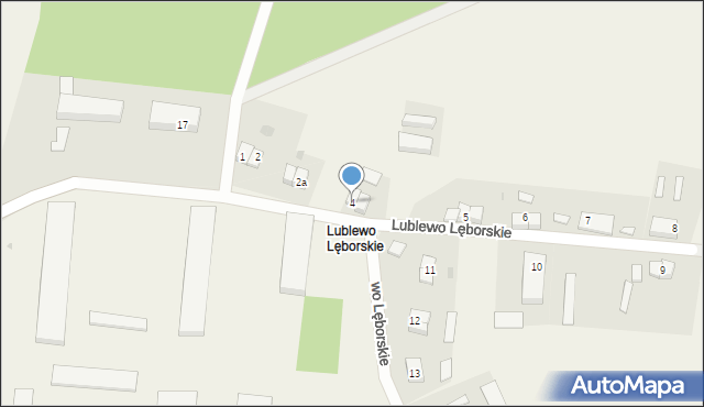 Lublewo Lęborskie, Lublewo Lęborskie, 4, mapa Lublewo Lęborskie