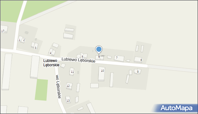 Lublewo Lęborskie, Lublewo Lęborskie, 6, mapa Lublewo Lęborskie