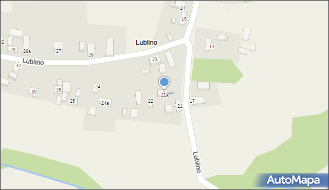 Lublino, Lublino, 21a, mapa Lublino