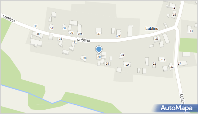 Lublino, Lublino, 28, mapa Lublino