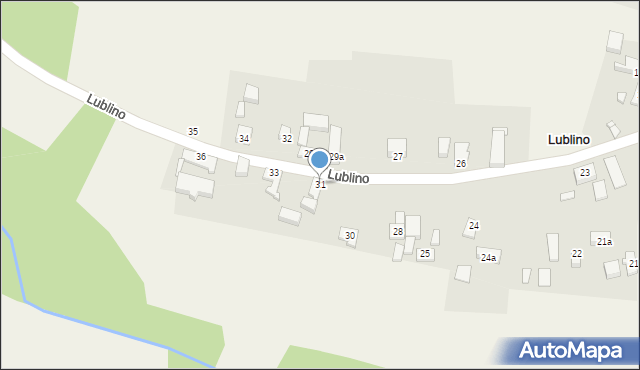 Lublino, Lublino, 31, mapa Lublino