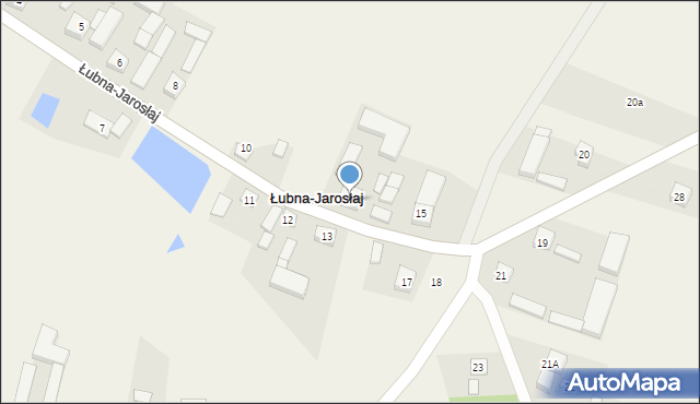 Łubna-Jarosłaj, Łubna-Jarosłaj, 14, mapa Łubna-Jarosłaj
