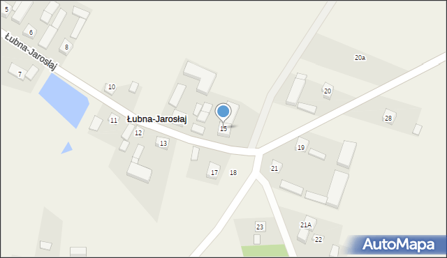 Łubna-Jarosłaj, Łubna-Jarosłaj, 15, mapa Łubna-Jarosłaj