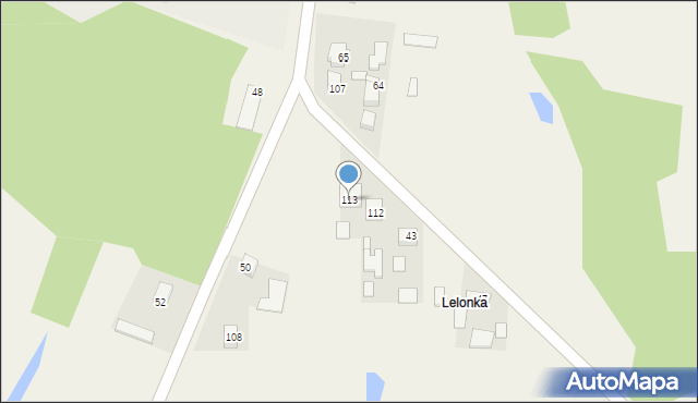 Łubnice, Łubnice, 113, mapa Łubnice