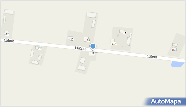 Łubno, Łubno, 18, mapa Łubno