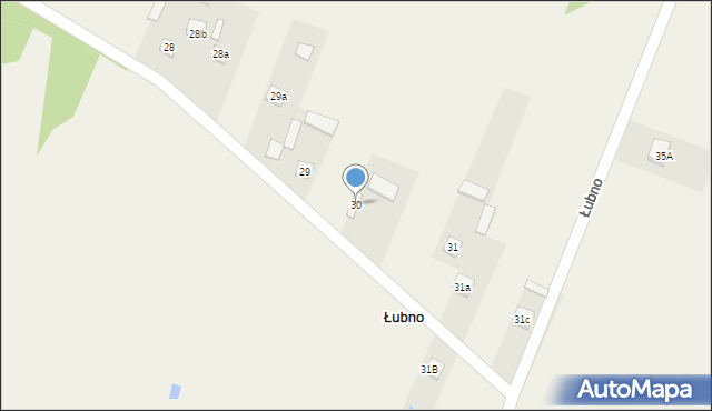 Łubno, Łubno, 30, mapa Łubno
