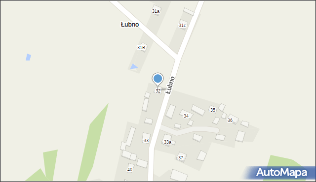 Łubno, Łubno, 32, mapa Łubno