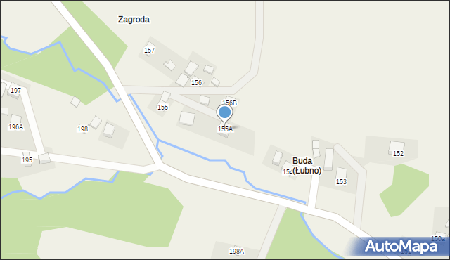 Łubno, Łubno, 155, mapa Łubno