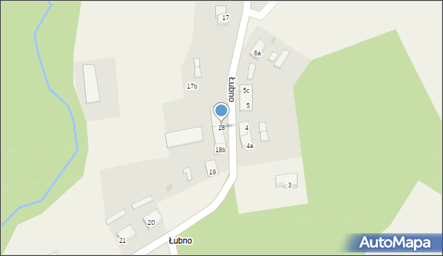 Łubno, Łubno, 18, mapa Łubno