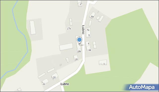 Łubno, Łubno, 18a, mapa Łubno