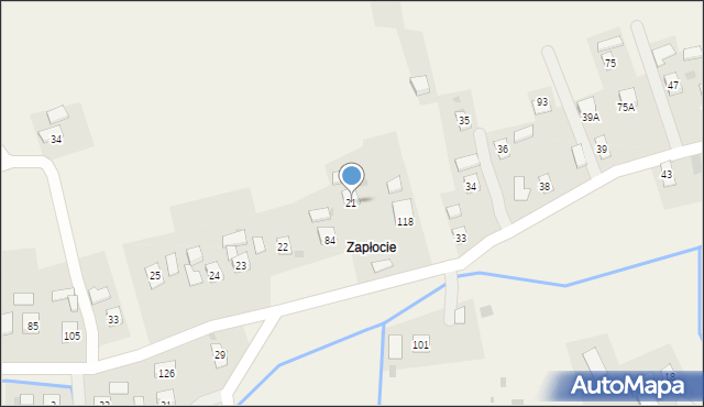 Łubno Szlacheckie, Łubno Szlacheckie, 21, mapa Łubno Szlacheckie