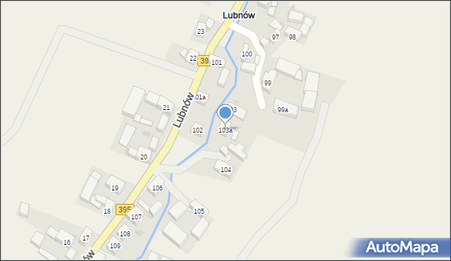 Lubnów, Lubnów, 103a, mapa Lubnów