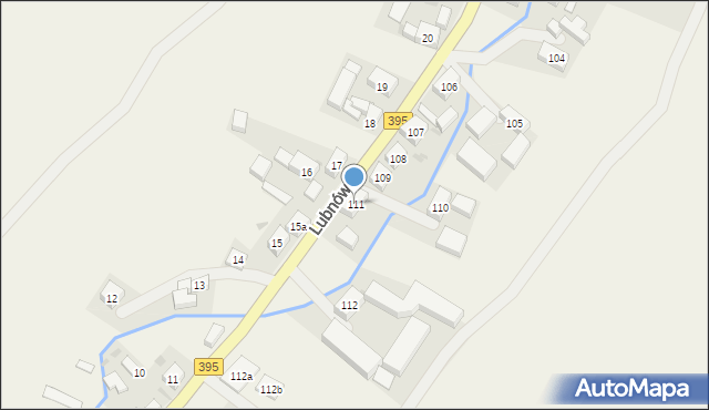 Lubnów, Lubnów, 111, mapa Lubnów