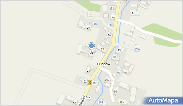 Lubnów, Lubnów, 24, mapa Lubnów