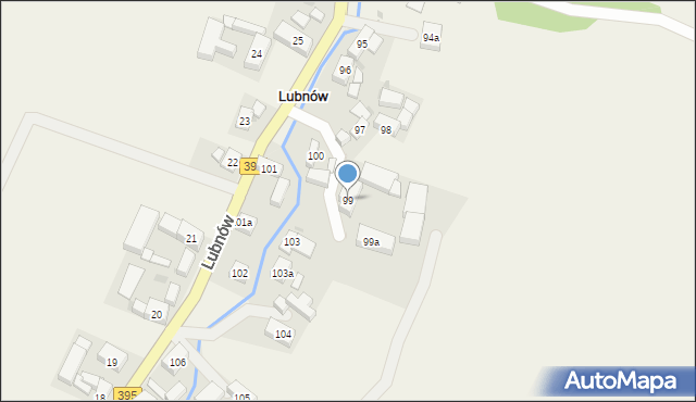 Lubnów, Lubnów, 99, mapa Lubnów