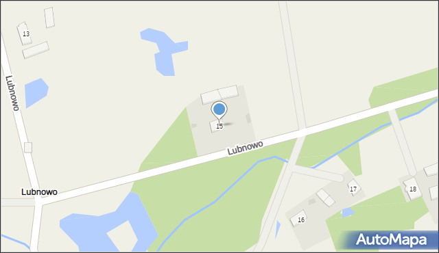 Lubnowo, Lubnowo, 15, mapa Lubnowo