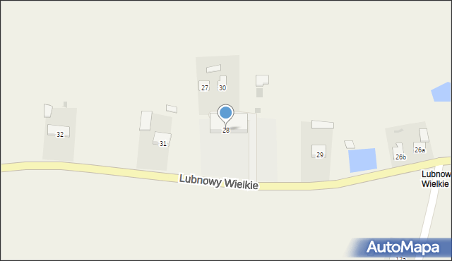 Lubnowy Małe, Lubnowy Małe, 28, mapa Lubnowy Małe