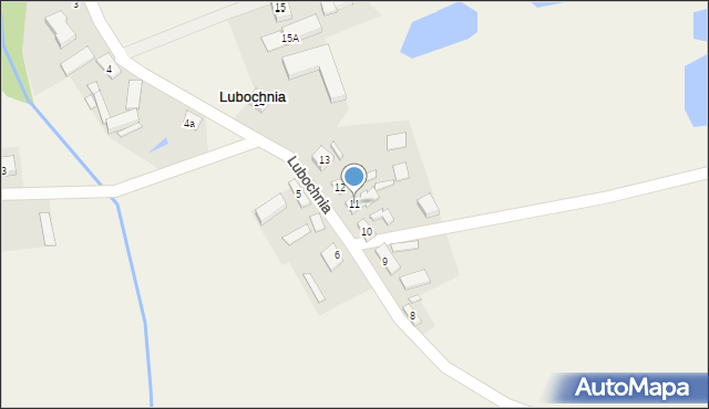 Lubochnia, Lubochnia, 11, mapa Lubochnia