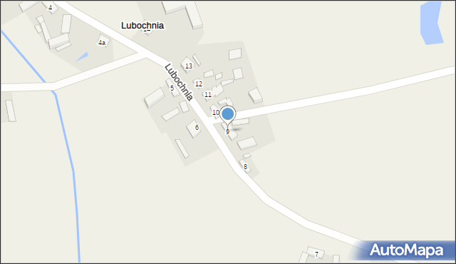 Lubochnia, Lubochnia, 9, mapa Lubochnia
