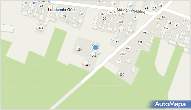 Lubochnia-Górki, Lubochnia-Górki, 21A, mapa Lubochnia-Górki