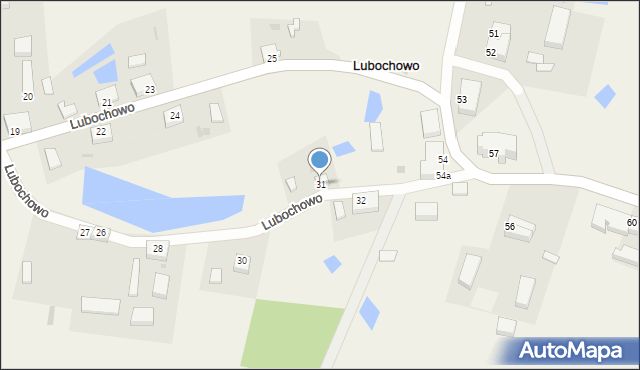 Lubochowo, Lubochowo, 31, mapa Lubochowo