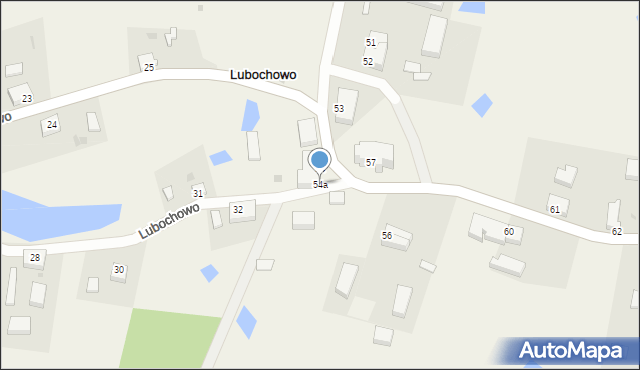 Lubochowo, Lubochowo, 54a, mapa Lubochowo