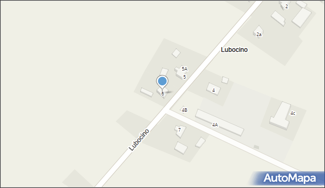 Lubocino, Lubocino, 6, mapa Lubocino