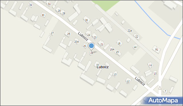 Lubocz, Lubocz, 19, mapa Lubocz