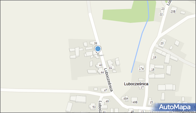 Lubocześnica, Lubocześnica, 42, mapa Lubocześnica