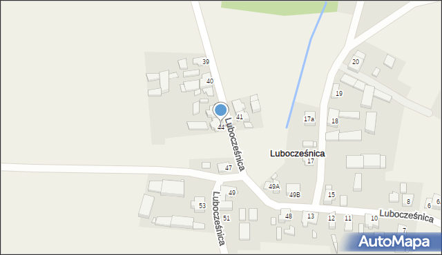 Lubocześnica, Lubocześnica, 44, mapa Lubocześnica