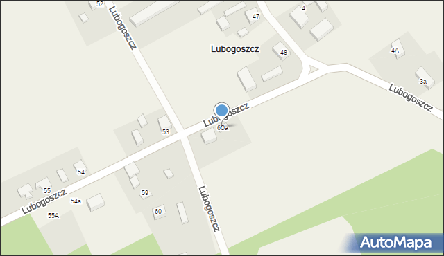 Lubogoszcz, Lubogoszcz, 60a, mapa Lubogoszcz