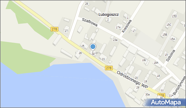 Lubogoszcz, Lubogoszcz, 24, mapa Lubogoszcz