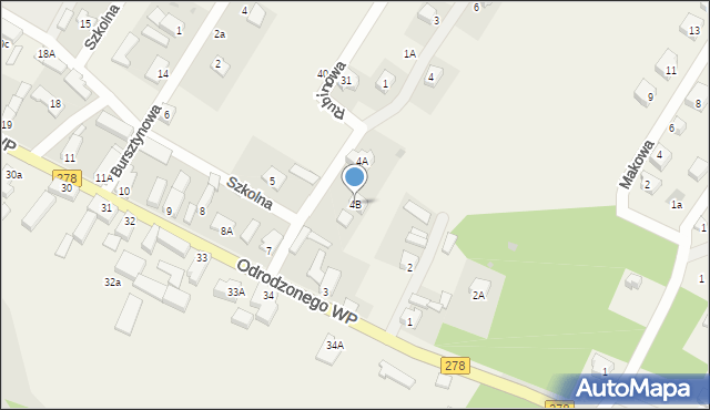 Lubogoszcz, Lubogoszcz, 4B, mapa Lubogoszcz