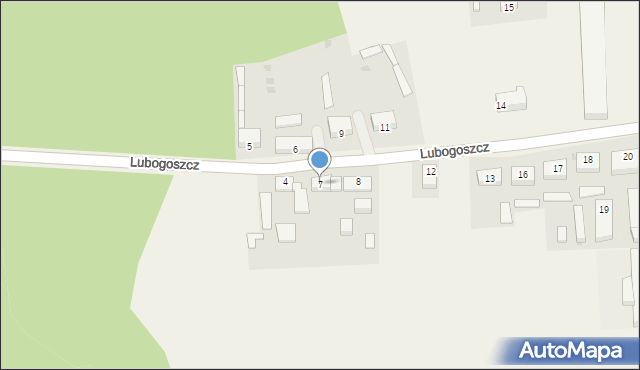 Lubogoszcz, Lubogoszcz, 7, mapa Lubogoszcz