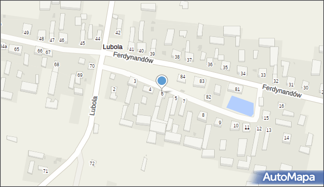 Lubola, Lubola, 6, mapa Lubola
