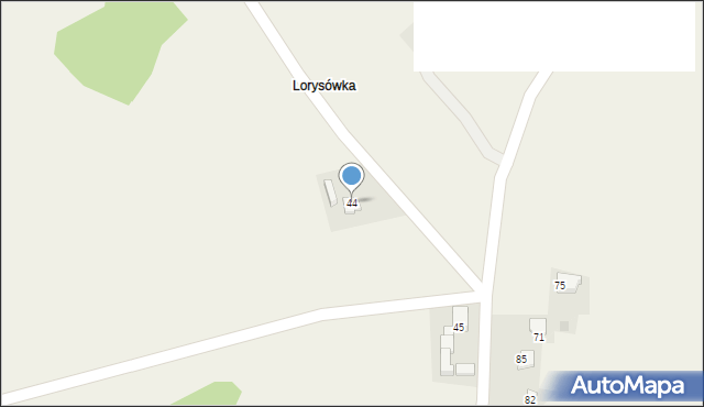 Lubomierz, Lubomierz, 44, mapa Lubomierz