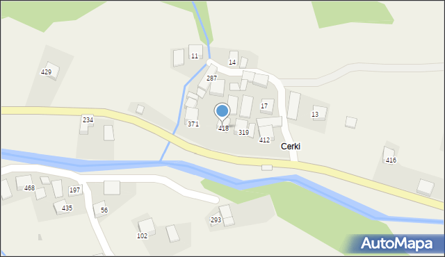 Lubomierz, Lubomierz, 418, mapa Lubomierz