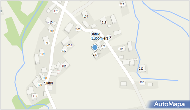 Lubomierz, Lubomierz, 432, mapa Lubomierz