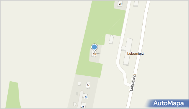 Lubomierz, Lubomierz, 2d, mapa Lubomierz