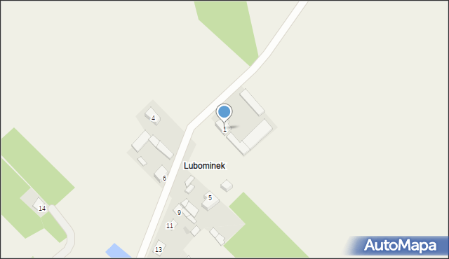 Lubomin, Lubomin, 1, mapa Lubomin